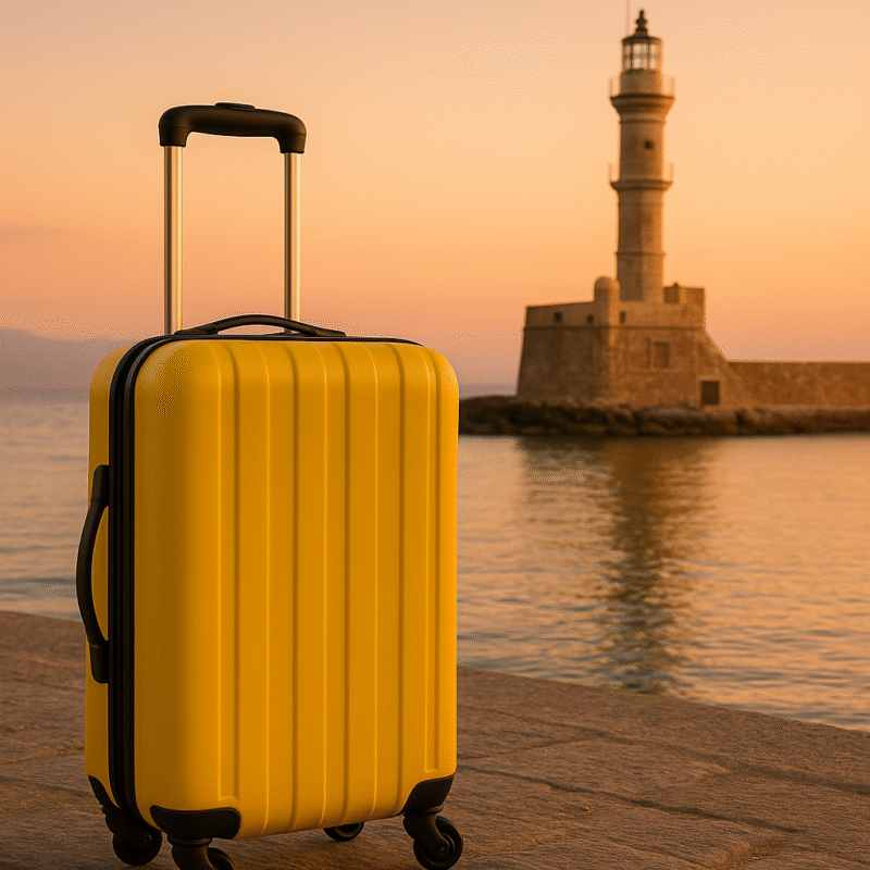 Chania suitcase background 2